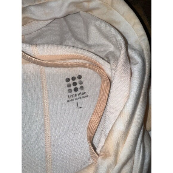 Title Nine Manresa Hoodie in Peach Tie Dye, Women's Size L NWOT - Picture 5 of 6
